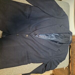 Natural Exchange by Alexander Lloyd navy blue sport coat/blazer Size 54 Y1